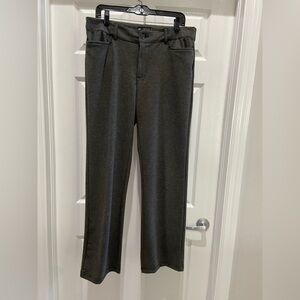 Woman’s Gray Dress Pants, size 12. Flat front with front pockets